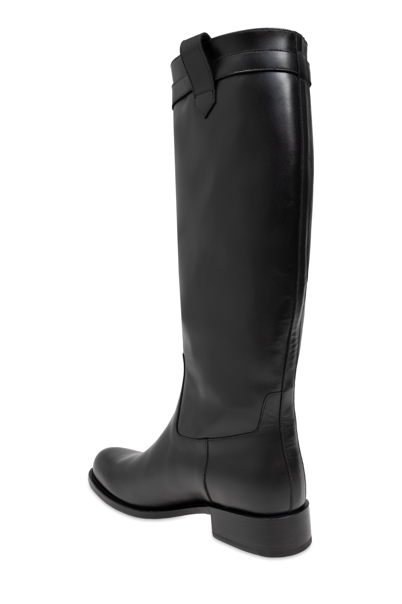 【関税込み】Versace ブラック Medusa '95 ロングブーツ Medusa '95 leather knee-high boots in black - Versace